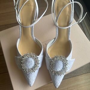 Madelina Lace Embellished Bridal Pump